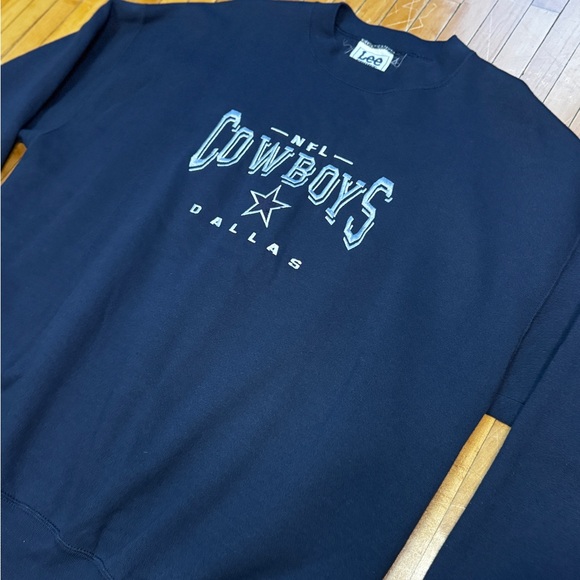VTG 90’s Lee Men's Dallas Cowboys NFL Crewneck Sweater Sz. XL - Picture 2 of 7